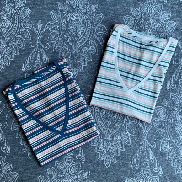 Madewell Tops - Madewell Whisper Cotton V-Neck Tank Top Bundle L